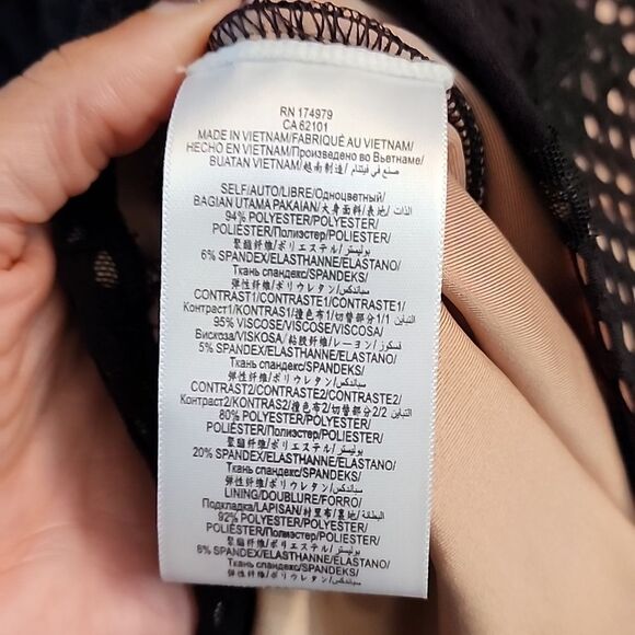 Bcbgmaxazria black dress sz small - Picture 7 of 7